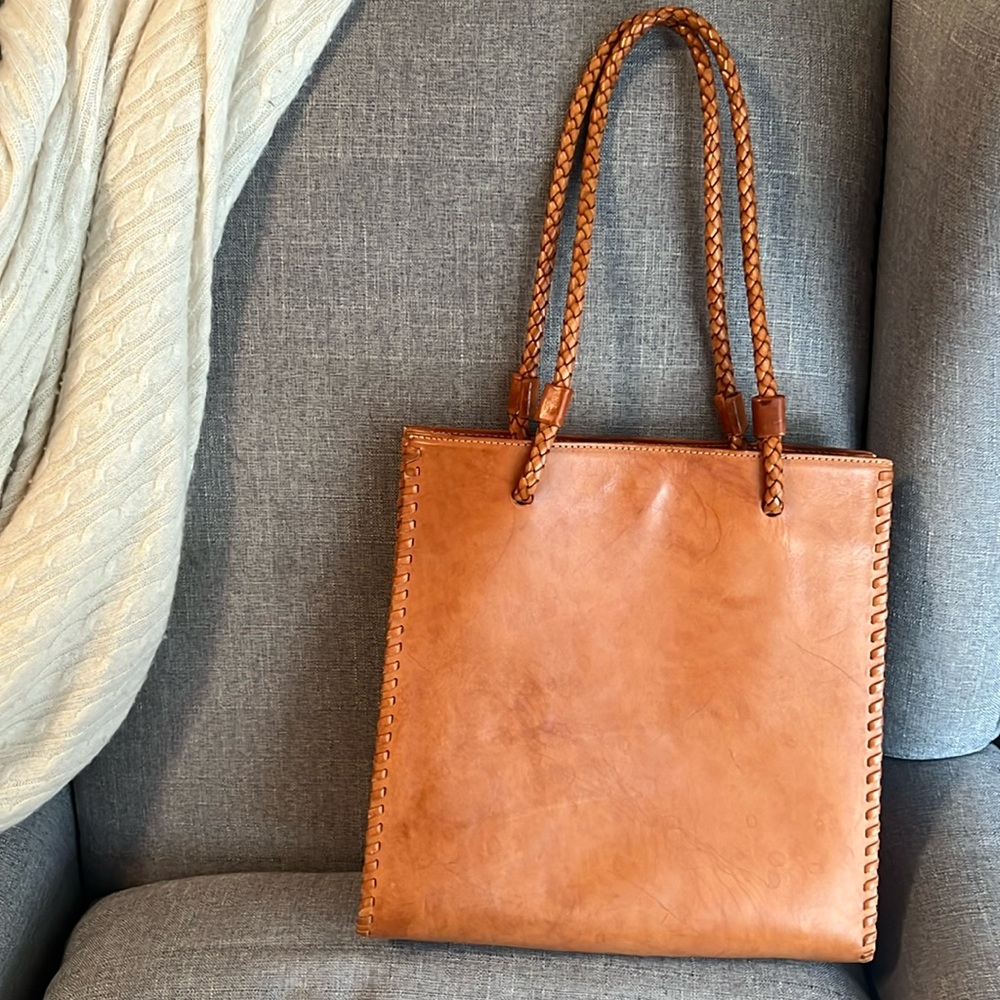 Vintage Ceoni Piero Leather Tote Bag
